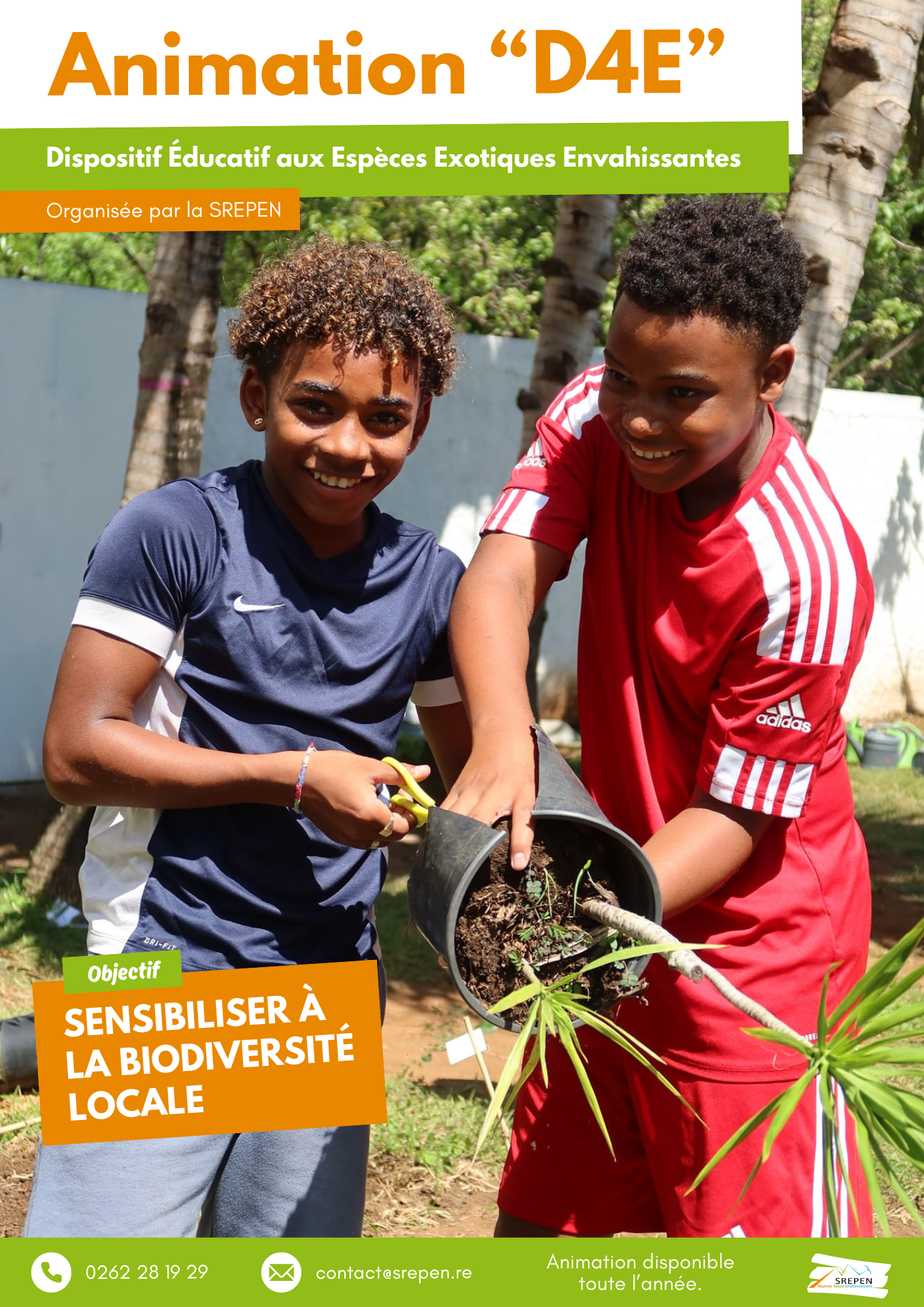 Animation - Dispositif éducatif aux espèces exotiques envahissantes par la SREPEN
